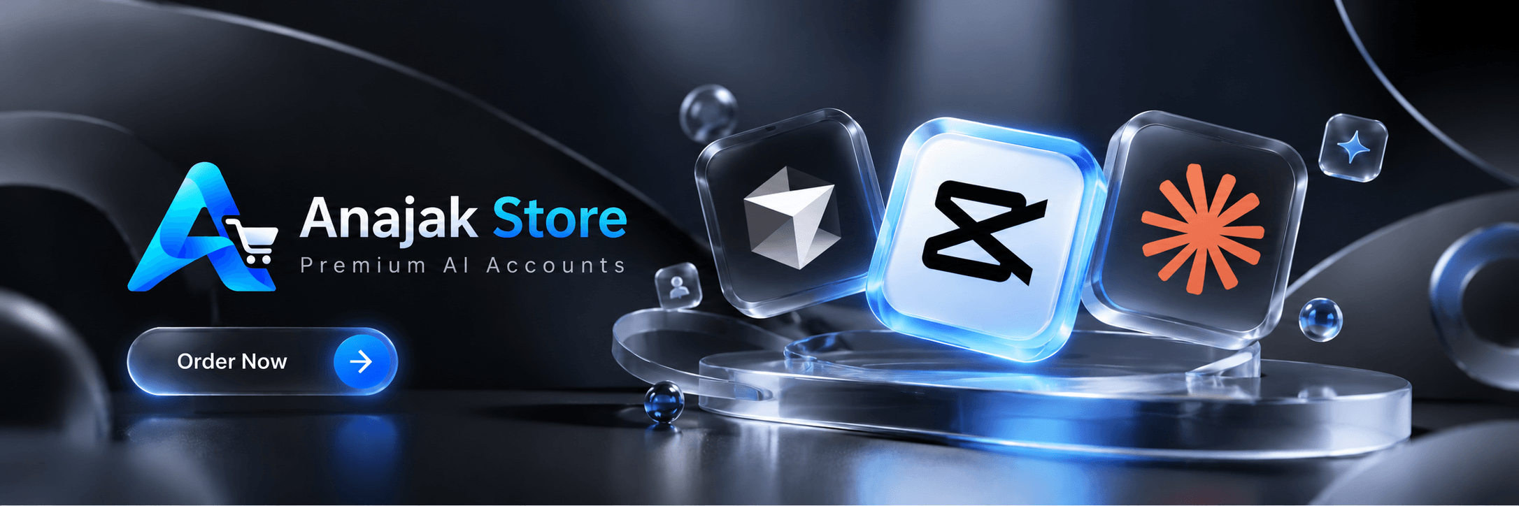 Anajak Store: premium AI tools like Claude Code, Cursor, ChatGPT and CapCut. Order now.